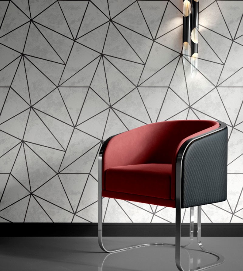 Papel de Parede Diamond Concreto