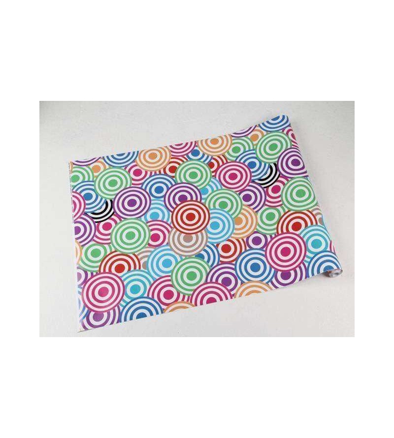 Papel de parede em cores variadas - Retro 13