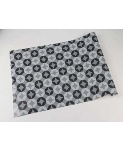 Papel de parede em diferentes tons de cinza - Retro 41