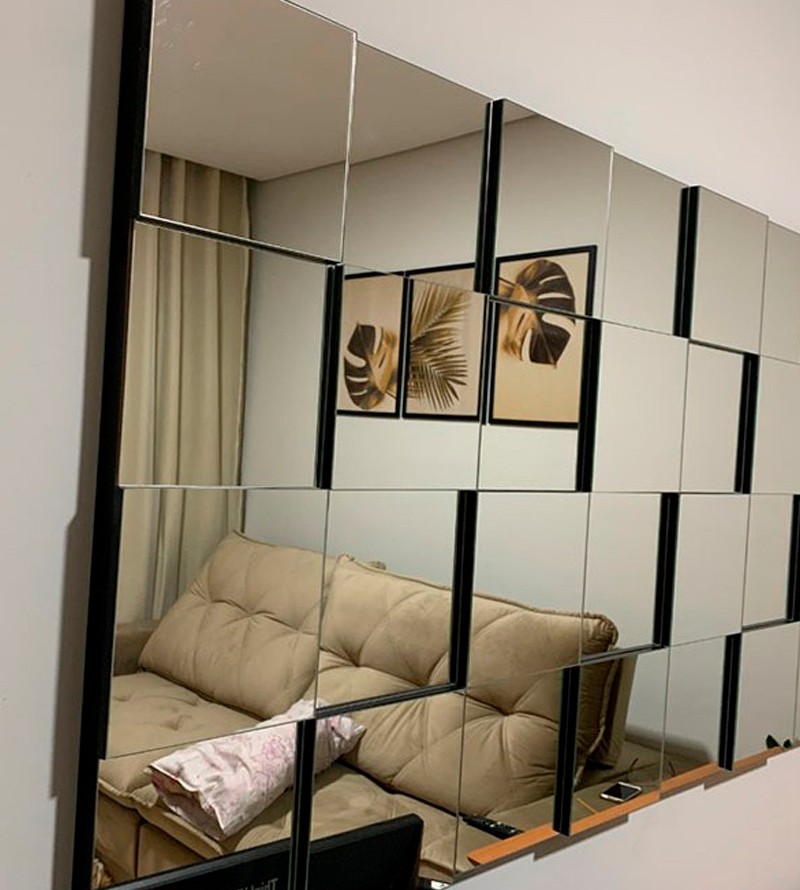 Espelho Unitário de Vidro 20mm Decorativo...