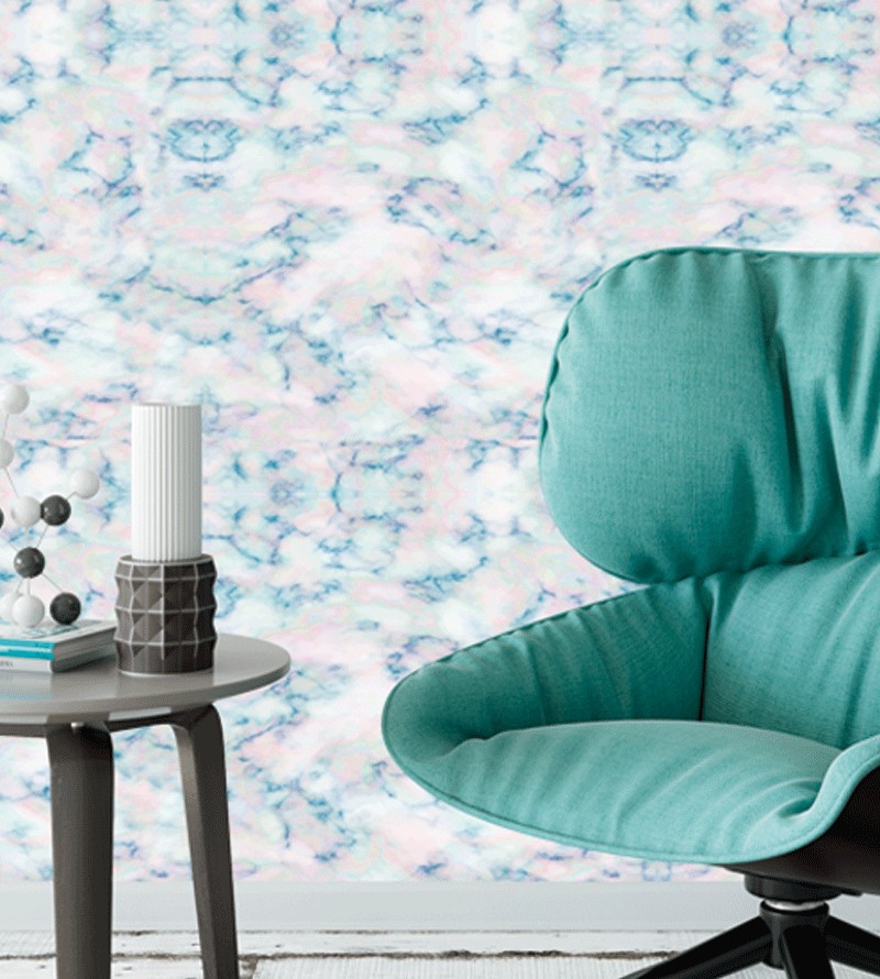 Papel de Parede Degradê Azul e Rosa