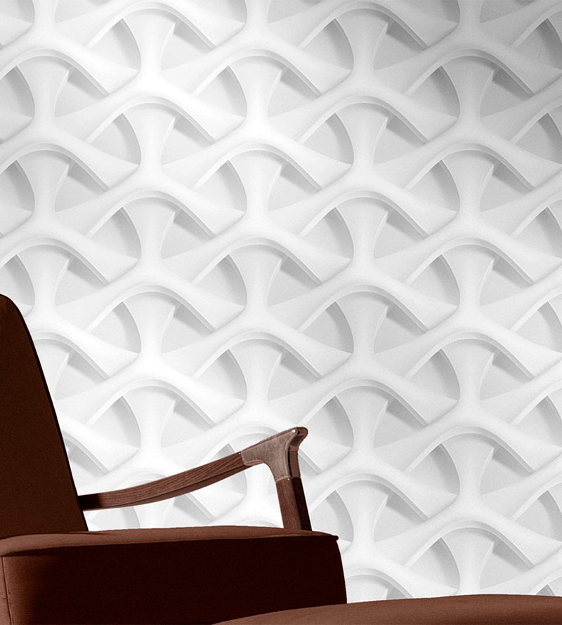 Papel de Parede 3D Linhas Onduladas