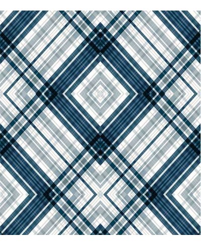 Papel de parede, com tons de azul e bege cinza - Casual 10