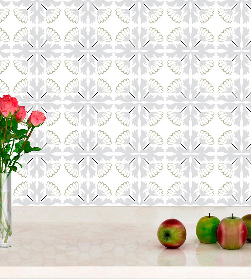 Papel De Parede Azulejo Português Branco