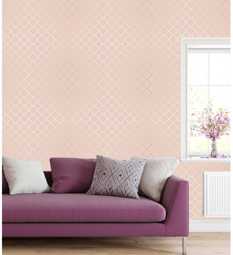 Papel de Parede Rosê Tons...