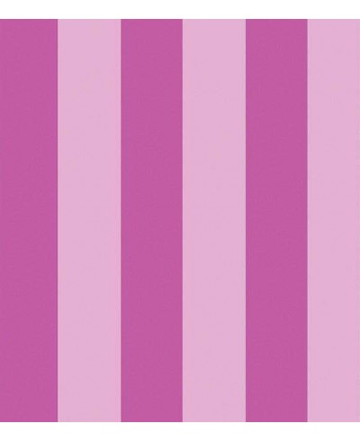 Papel de parede listrado em tons de rosa - Listrado 1020