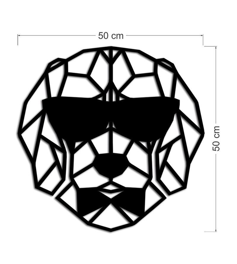 Quadro Decorativo Cachorro Preto