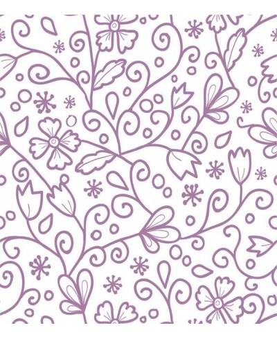 Papel de parede Minimalista em Tons de Rosa e Desenhos de Flores