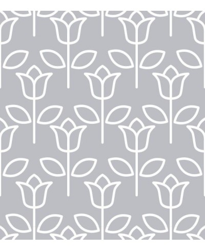 Papel de parede Minimalista em Cinza Claro e Branco