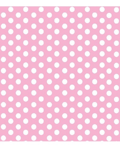 Papel de parede poá em tons rosa e branco - Poá 120