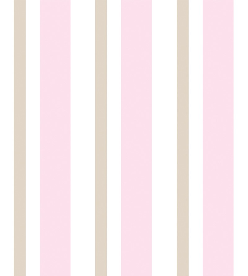 Papel de Parede Listrado Chiclets em Tons de...