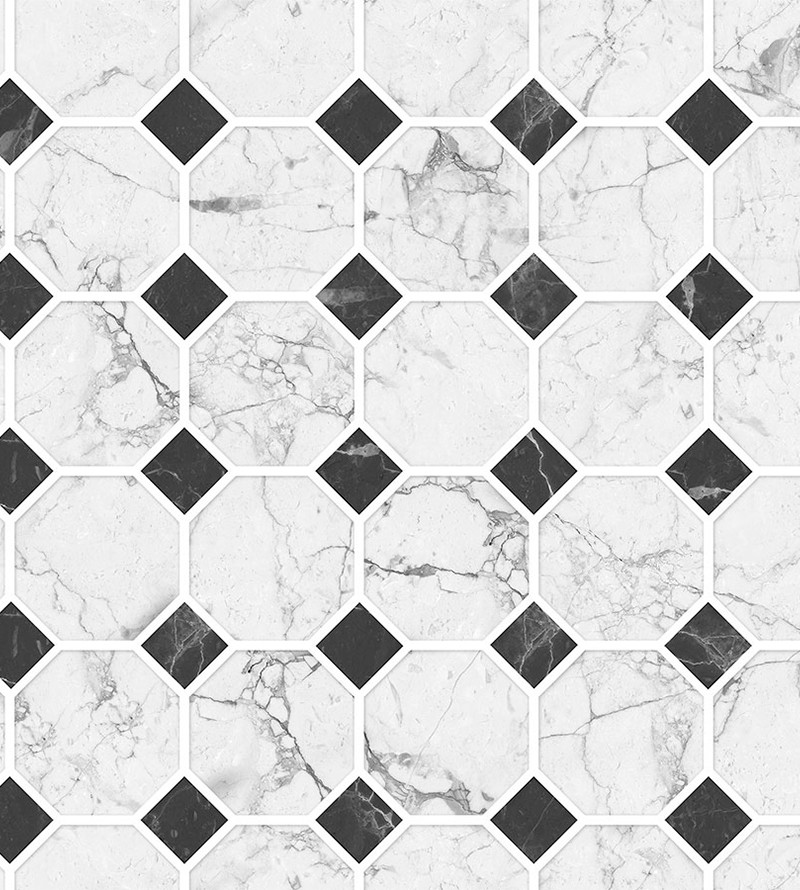 Papel de Parede Mosaico de Mármore