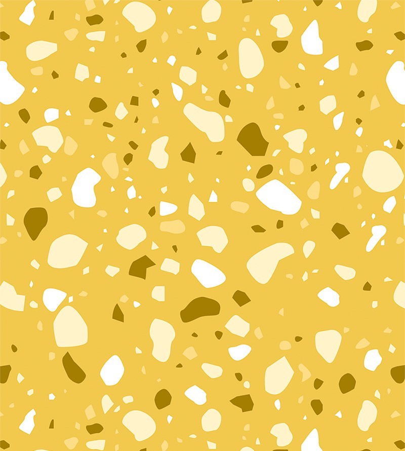 Papel de Parede Granilite com Fundo Amarelo