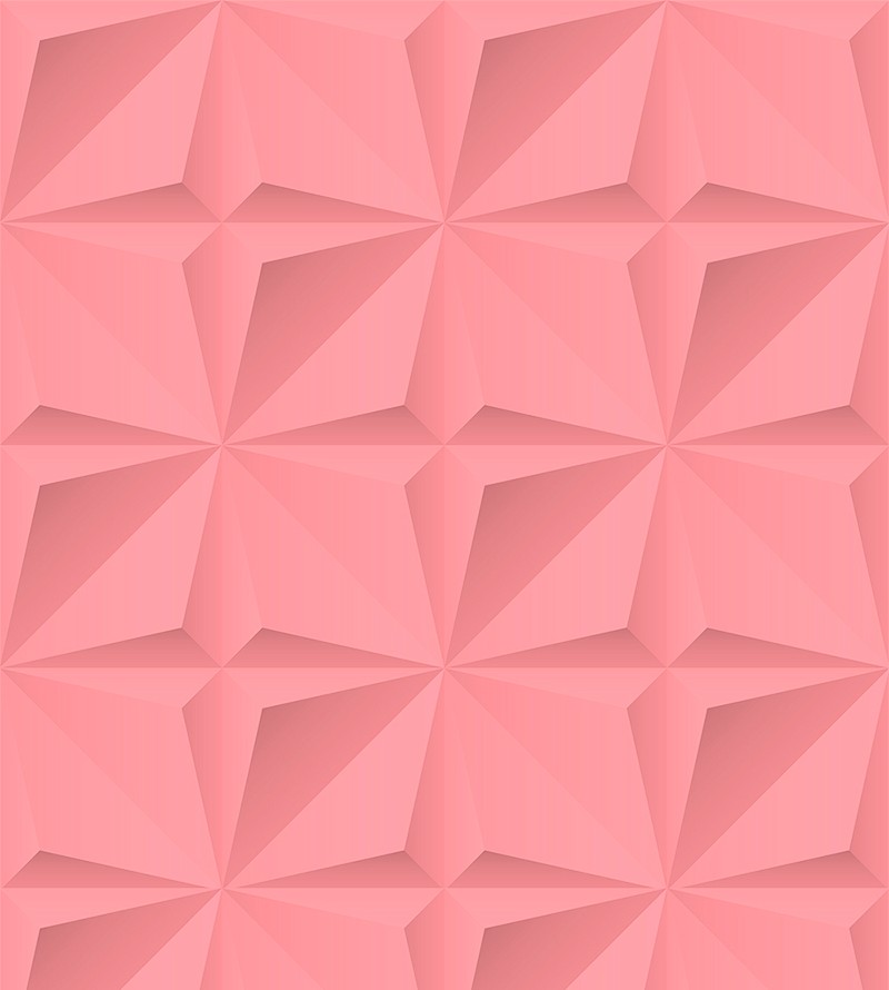 Papel de Parede 3D Gesso em Tons Rosa