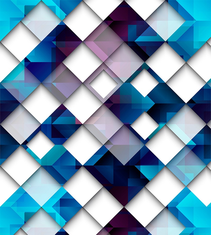 Papel de Parede Geométrico Colorido