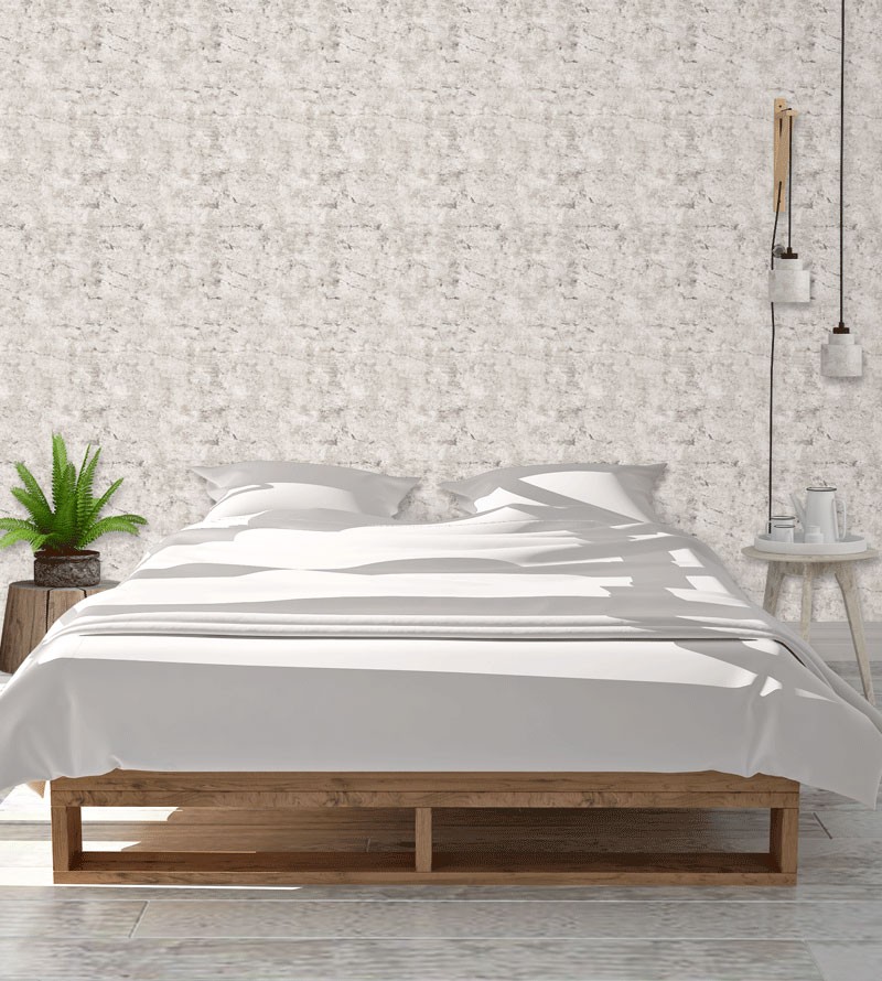 Papel de Parede Cimento em Tons Claro