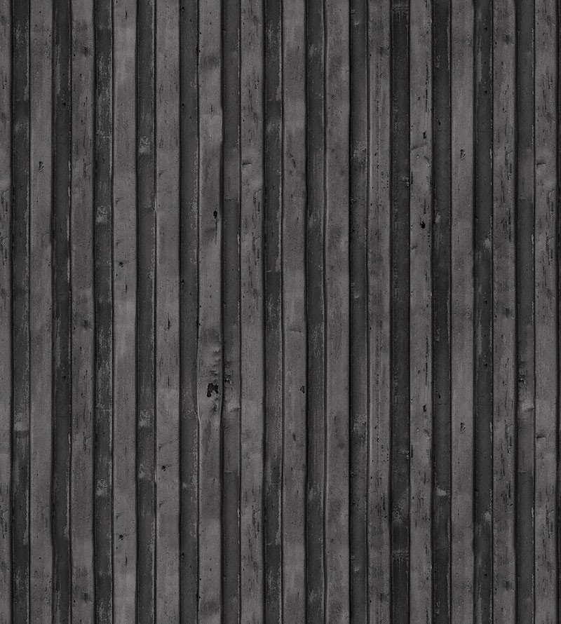 Papel de Parede Madeira Ripada Carvalho Escuro