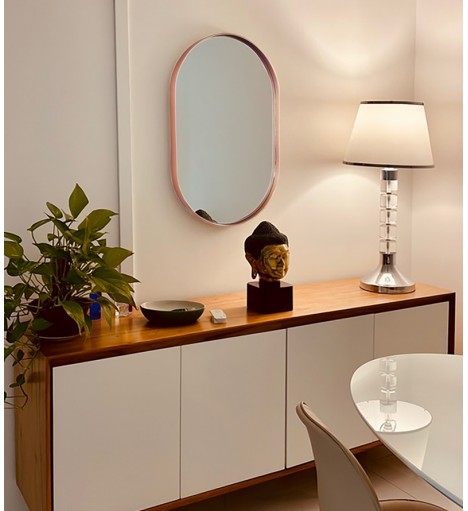 Espelho Oval Madrid com...