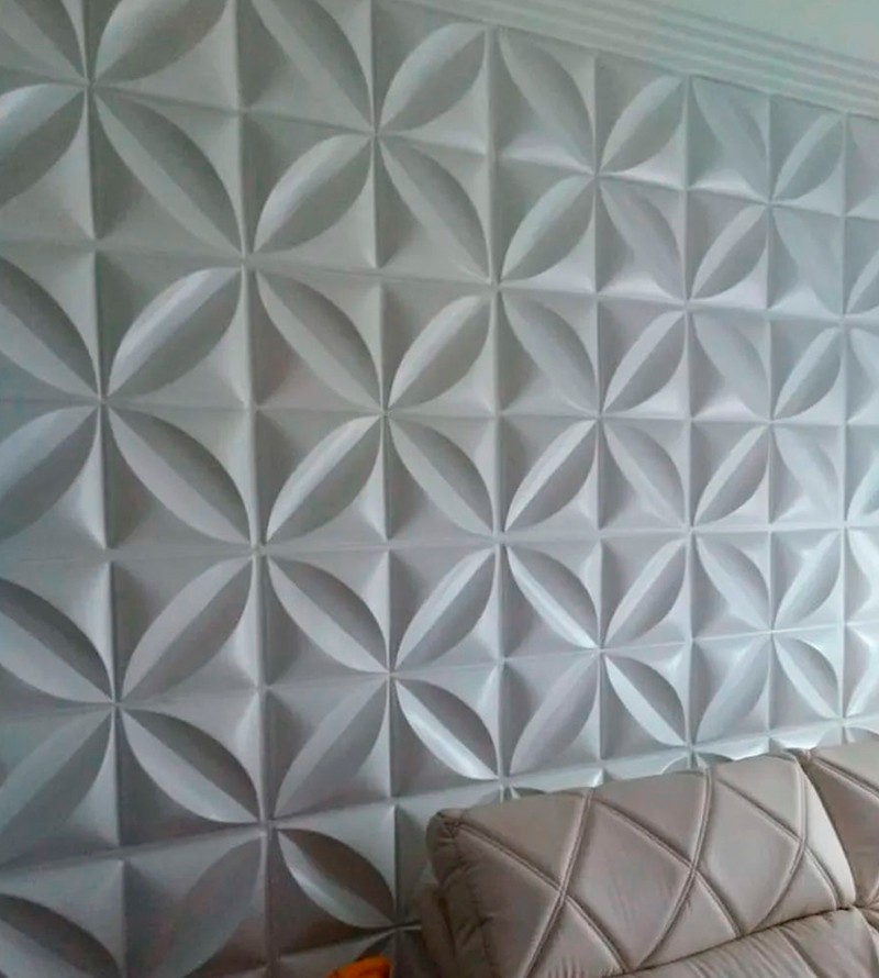 Placa Decorativa de Parede 3D Revestimento PVC...