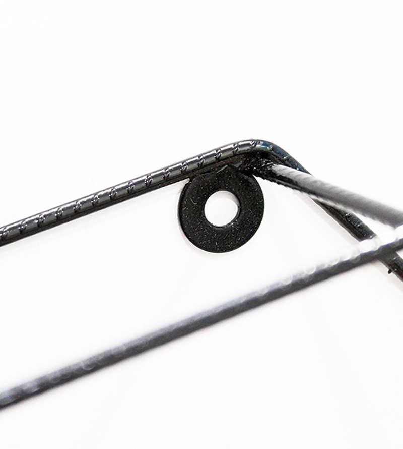 Prateleira Preta Hexagonal Aramado com 02...