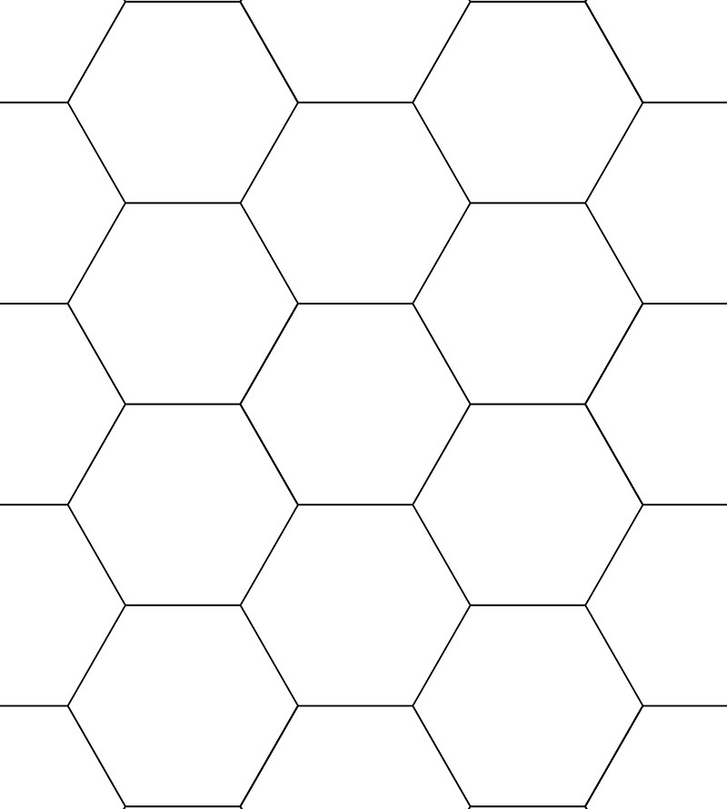 Papel de Parede Geométrico Hexágonos Colmeias