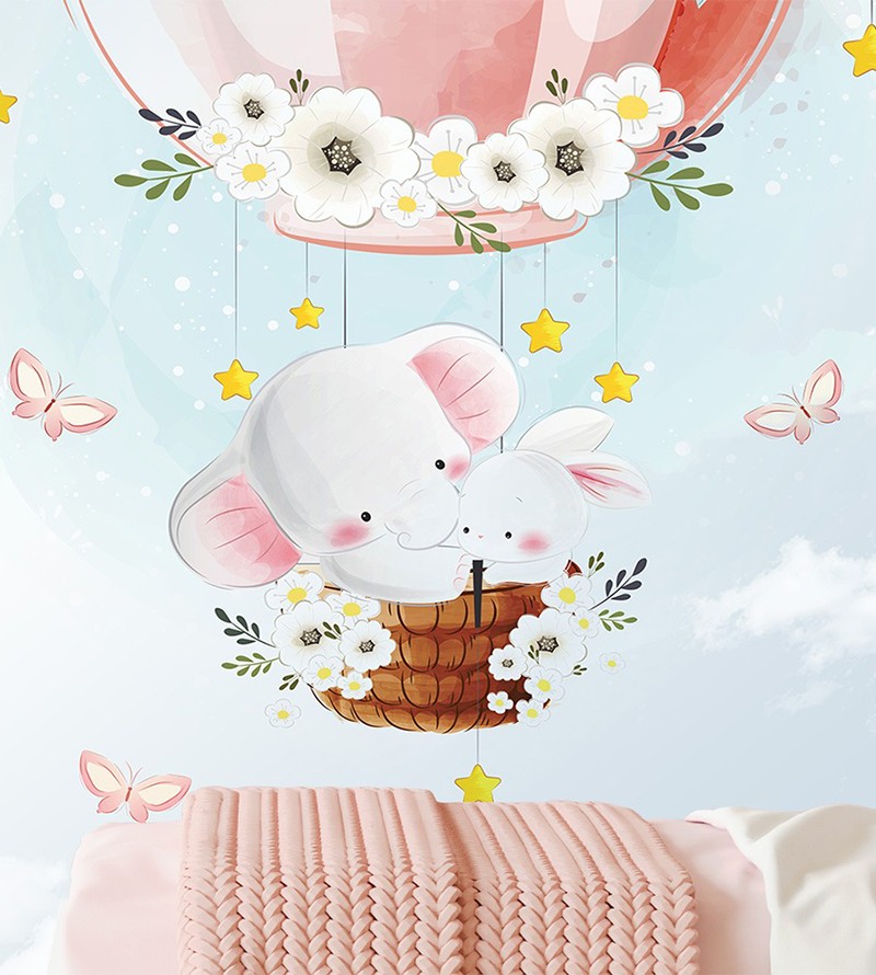 Papel de Parede Foto Mural Infantil Safari...