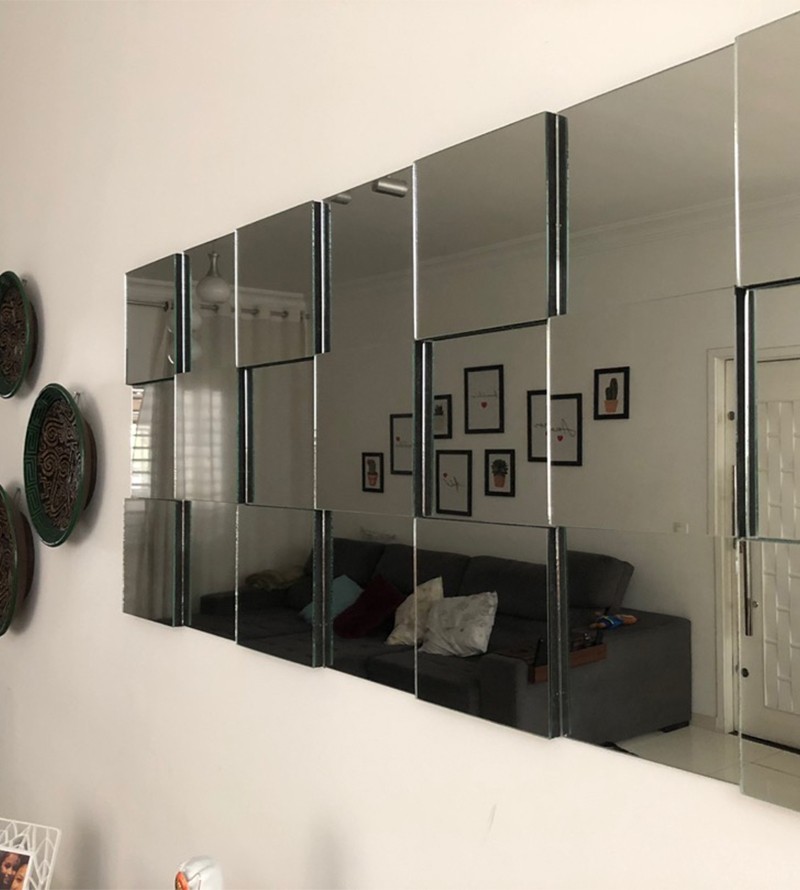 Espelhos de Vidro Liverpool Decorativo 21 Peças