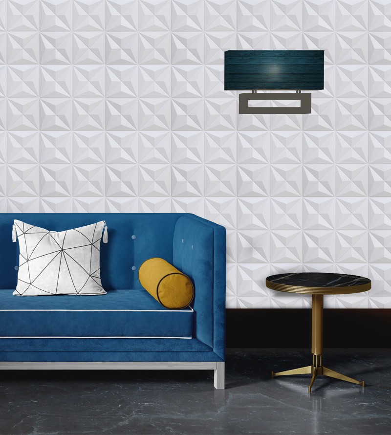 Placa Decorativa de Parede 25x25cm 3D...