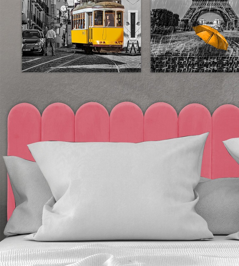 Cabeceira Modular Estofada Nuvem com Opções de...