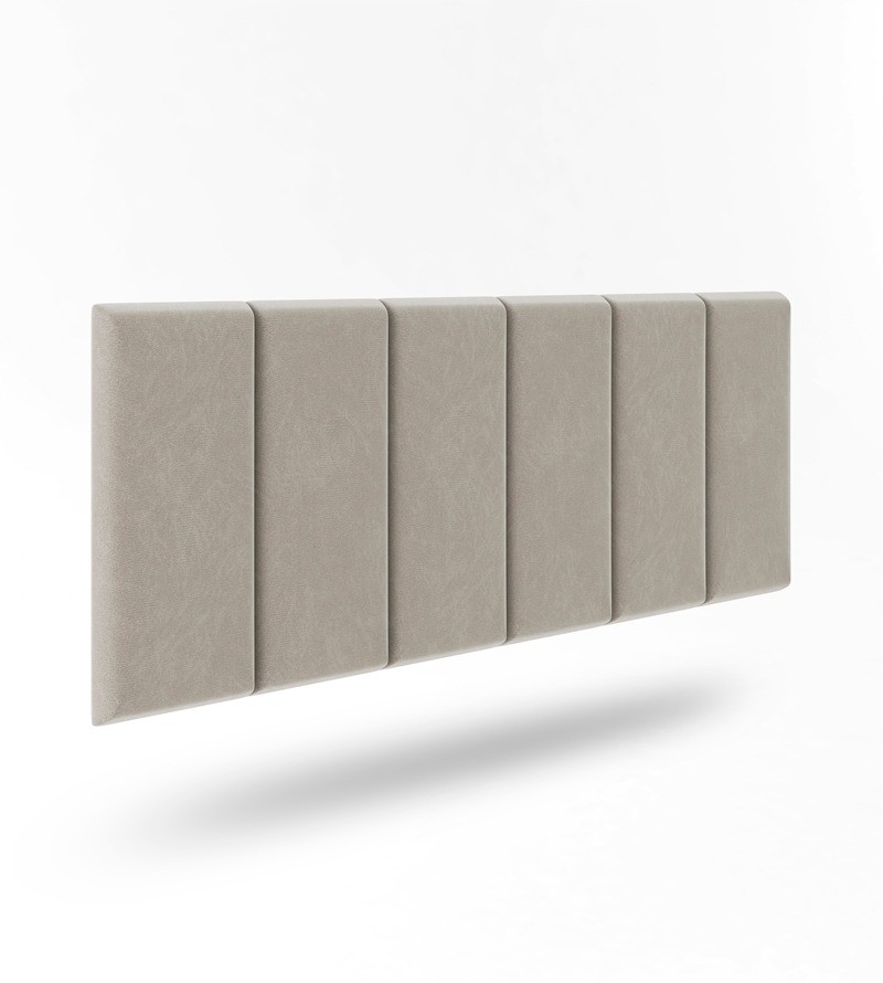 Cabeceira Dubai Suede Estofada para Cama Box de...