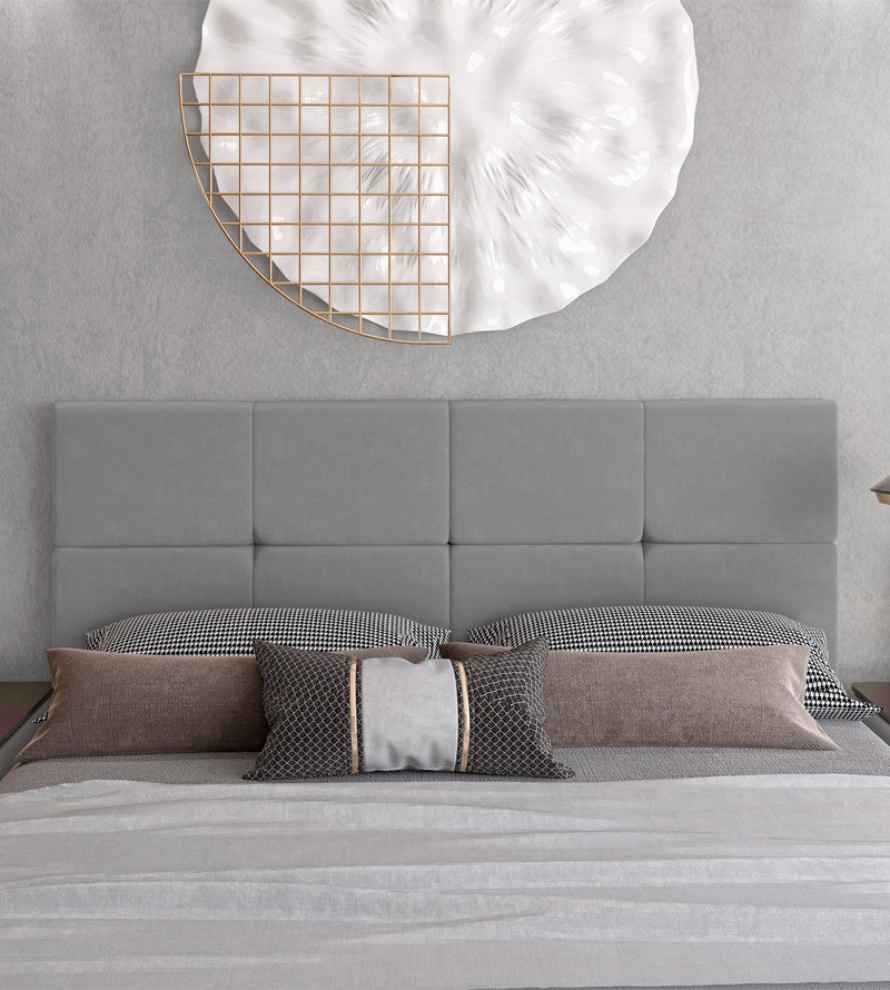 Cabeceira Bruna Suede Estofada para Cama Box...