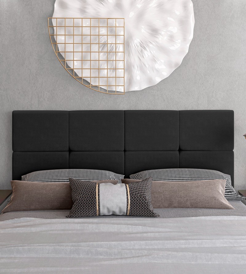 Cabeceira Bruna Suede Estofada para Cama Box de...