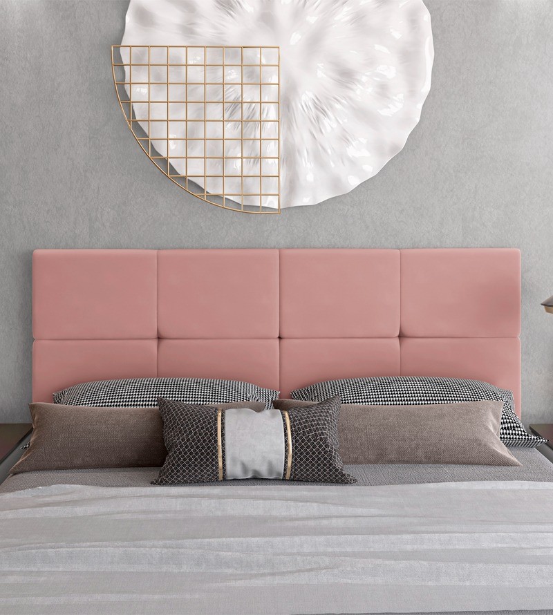 Cabeceira Bruna Suede Estofada para Cama Box de...