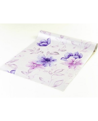 Papel de parede roxo, pink e com fundo em tons claros de roxo