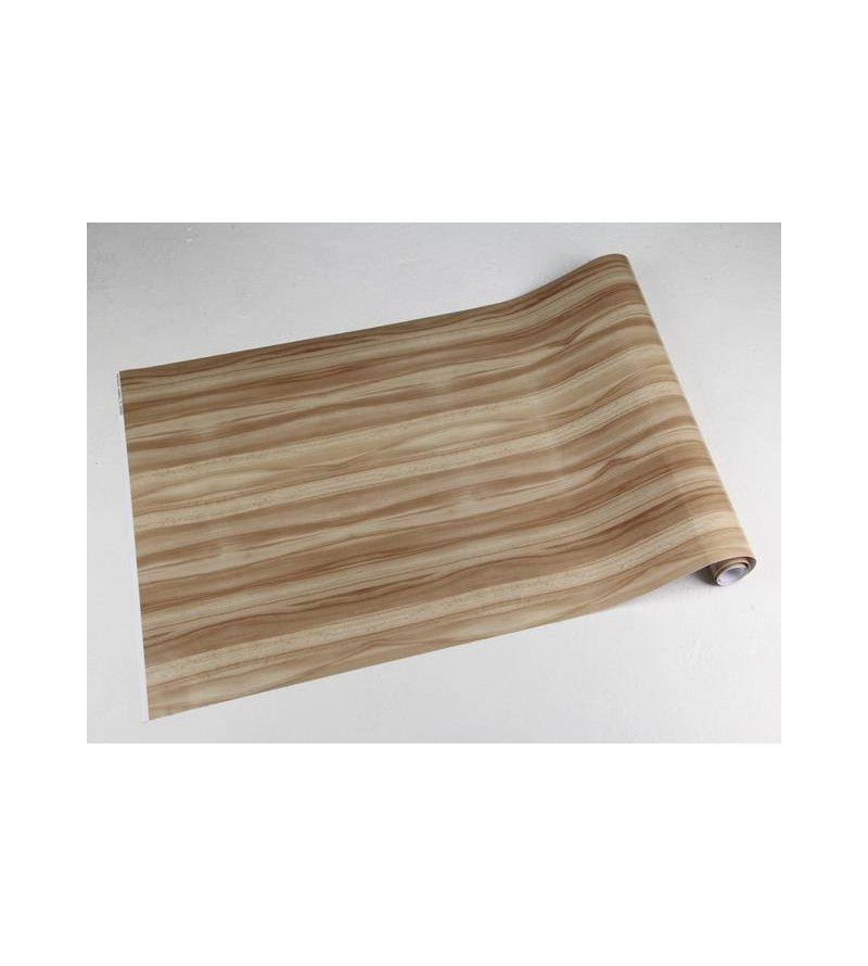 Papel de Parede Madeira Rústica em Tons de Bege