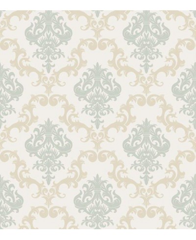 Papel de parede em tons cinza e bege