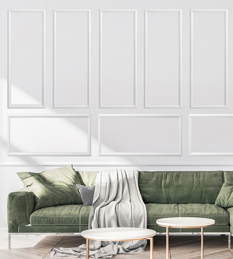 Kit 10 Metros Moldura Eps Decorativa Boiserie...