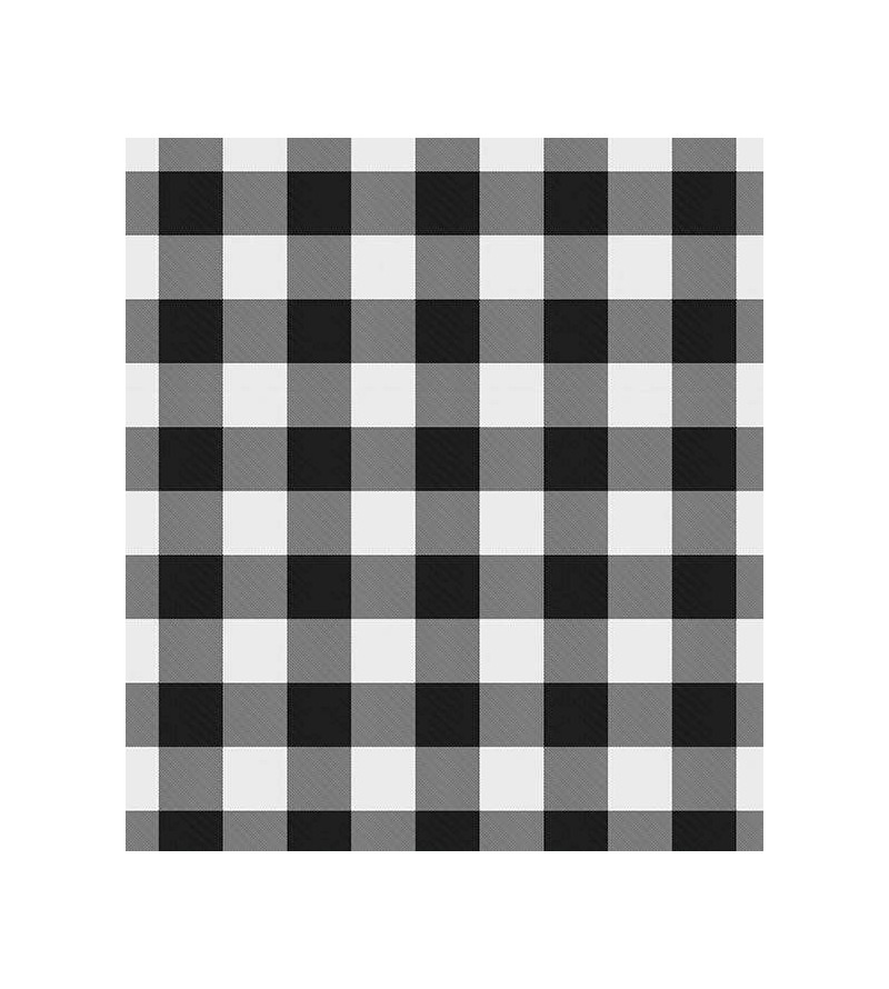 Papel de parede xadrez cinza e branco - Espaços Únicos - Online Shop