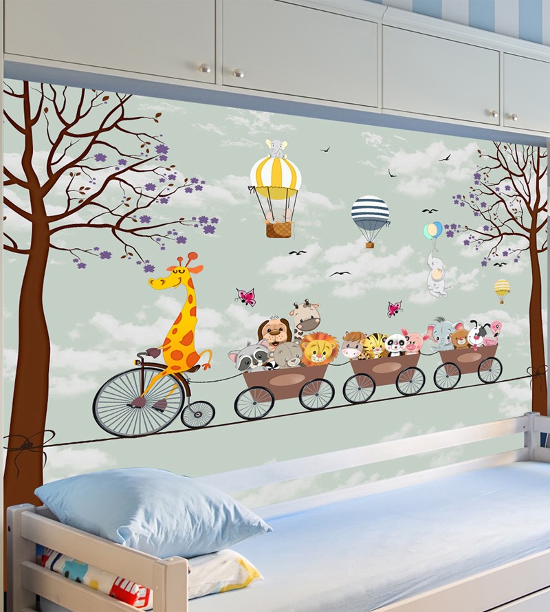 Papel de Parede Foto Mural Safari Divertido...