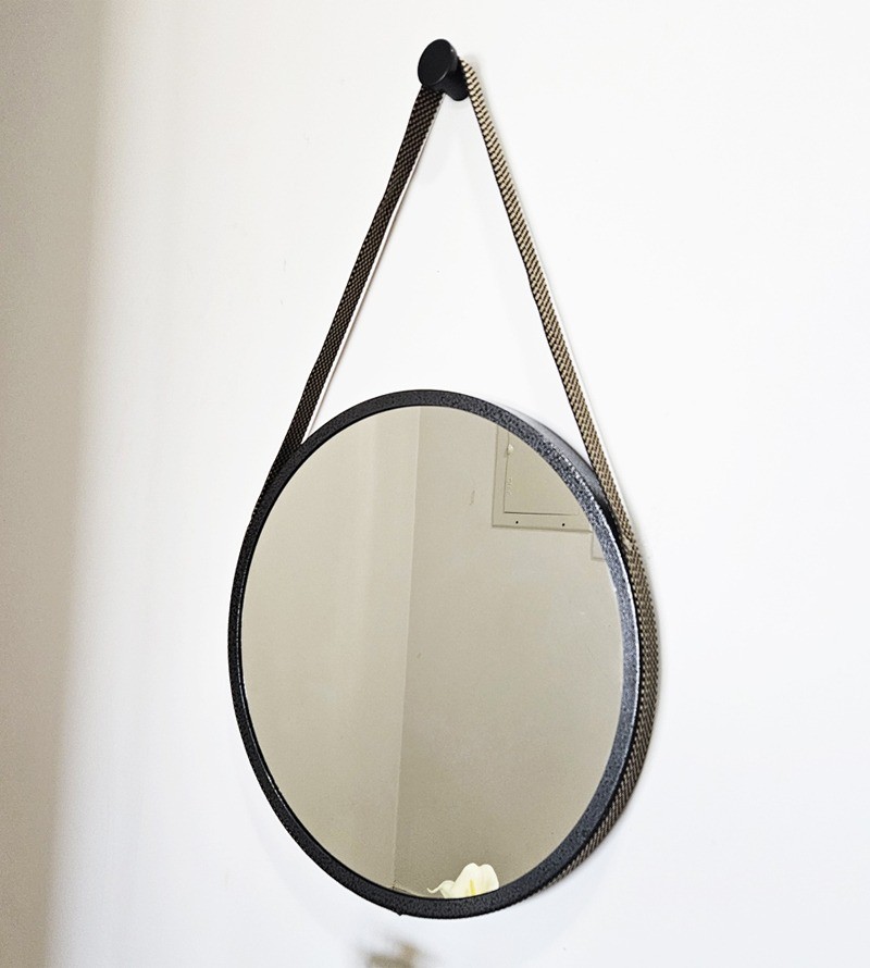 Espelho Adnet em Alumínio Crackelado