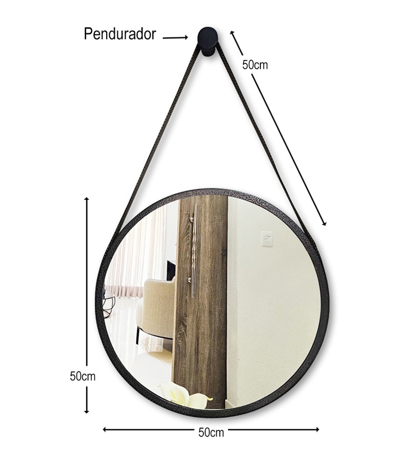 Espelho Adnet em Alumínio Crackelado