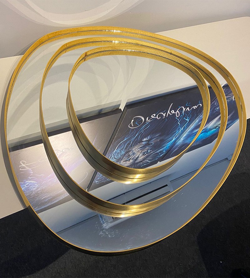 Kit 3 Espelhos Orgânico Decorativo com Borda em...