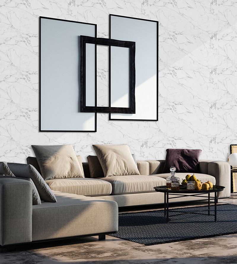 Revestimento Flexível Decorativo Efeito Mármore...