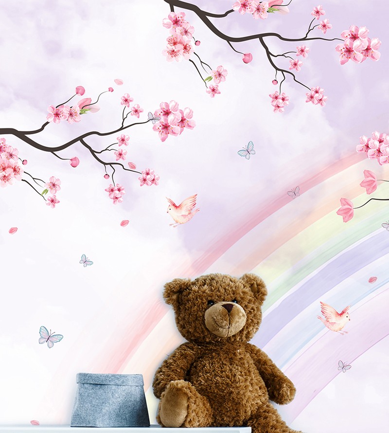 Papel de Parede Foto Mural Infantil Casa...