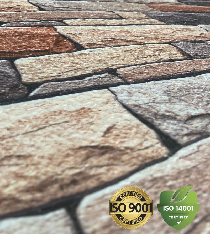 Placa Tijolinho Textura 3D Alto Relevo Para Parede