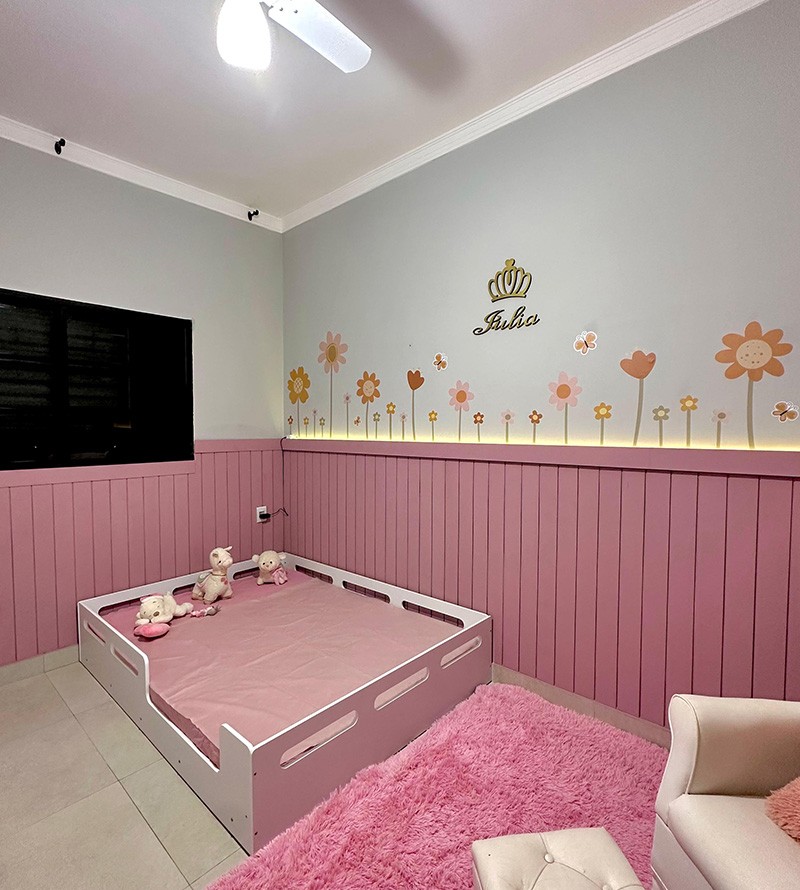 Ripas de Shiplap MDF Cru Decorativa