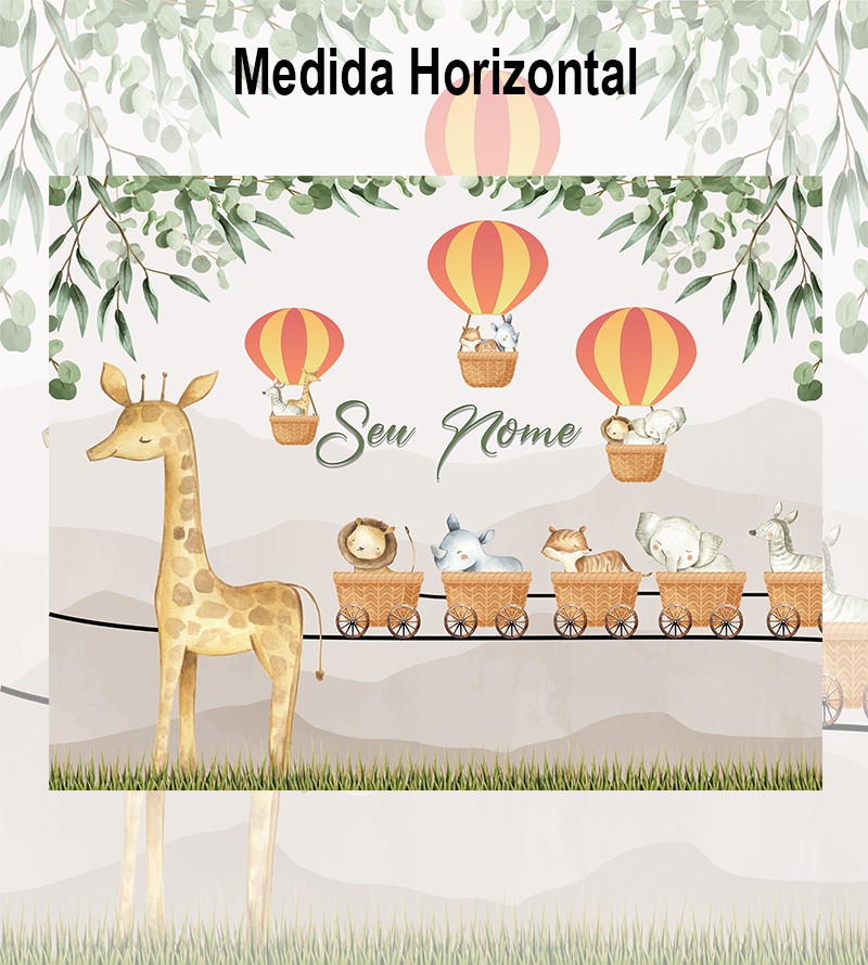 Papel de Parede Foto Mural Animais Infantil...