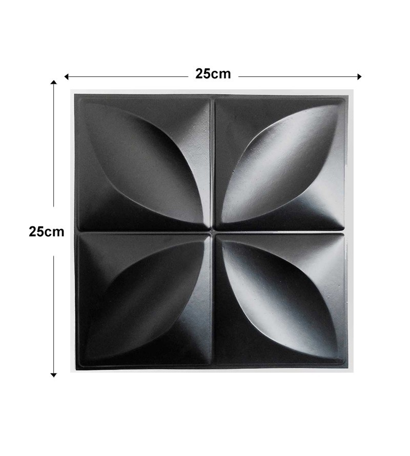 Placa Decorativa de Parede 25x25cm 3D...