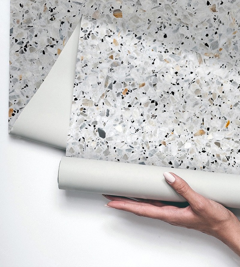 Papel de Parede Granilite Terrazzo Moderno