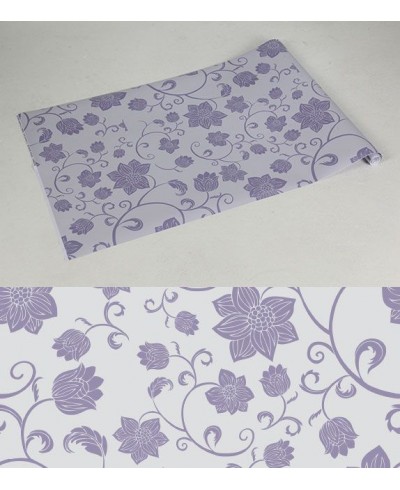 Papel de parede floral nos tons de lilas - Glamour 07